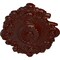Ekena Millwork Strasbourg Ceiling Medallion, Hand-Painted Brushed Mahogany, 30 1/2"W x 20"H x 1 1/2"P CM30SGBMF - alternate 2